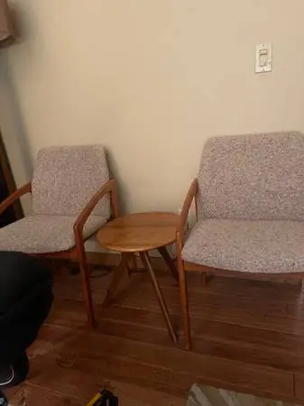 SET OF KORUP STOLEBRIK DANISH MODERN TEAK CHAIRS ( Mint Cond. )