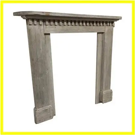Salvaged Fireplace Mantle, Antique