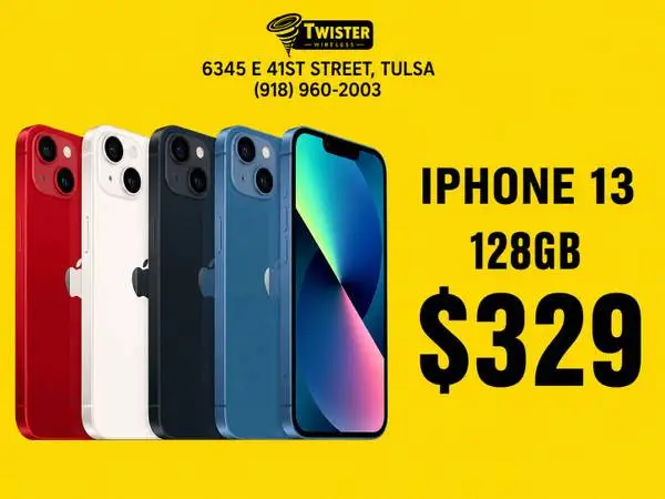 iphone 13 128gb at Twister Wireless Tulsa
