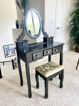 Makeup Vanity Table Set