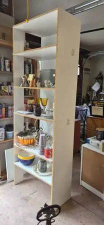 WHITE CORNER SHELF