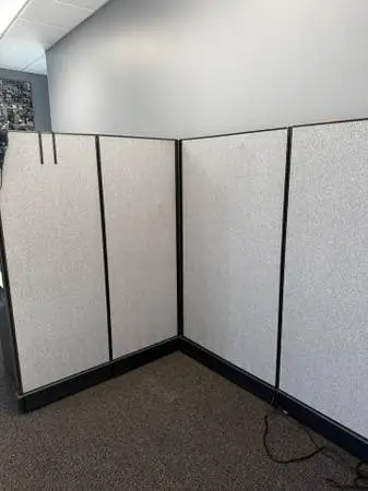 Herman Miller Cubicle Partitions,67H,LT Gray,Dividers,24-36-48W