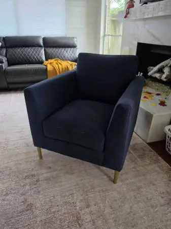 Origins 21 blue accent chair