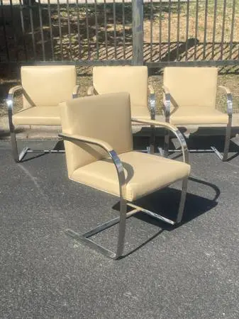Leather Brno chairs  (set of 4)
