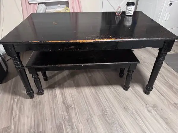 Beautiful Farmhouse style Dining Table with Bench