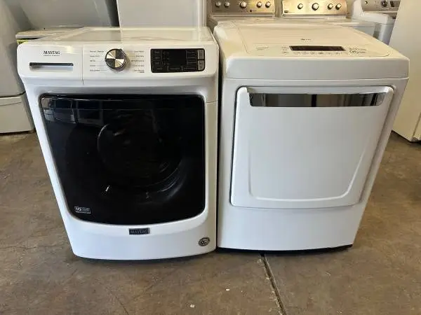 Mixed match Maytag washer and Lg Electric Dryer delivery available