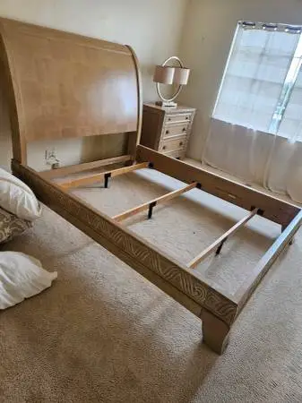 Four piece king size bedroom set