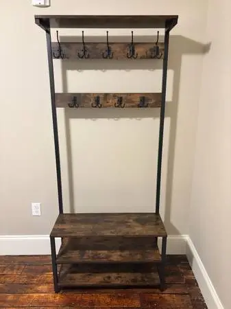 Coat Rack + Shoe Bench