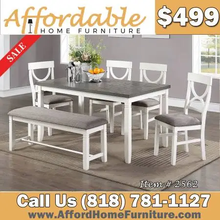 6-PC Dining Set | Standard Height Dining Sets