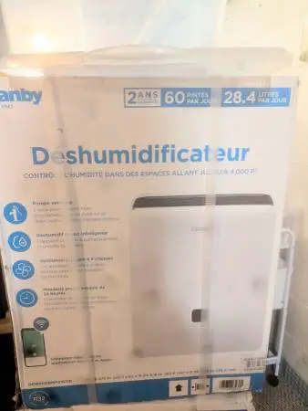 Dehumidifier NIB Danby 60 Pint