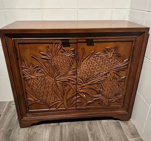 Coast To Coast Pineapple 2 Door Chest- 38X16X32H