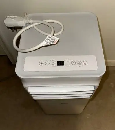 Midea 5,000 BTU Portable Air Conditioner with Remote, Up to 150 Sq ft,