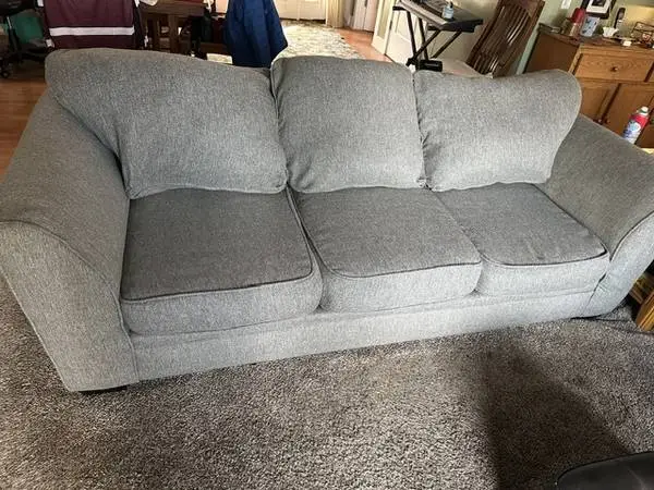 light gray couch