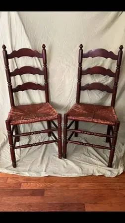 Cane Chairs. Hardwood frame