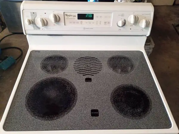 Whirlpool Gold series stove oven glass cook top range