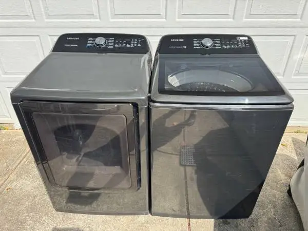 Newer Samsung Heavy Duty Super Capacity Washer Dryer Set Cost $2,300