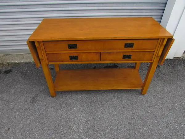 Oak Table With Leafs