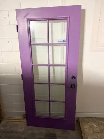 DOOR FOR SALE - Steel with Wood Edge Masonite