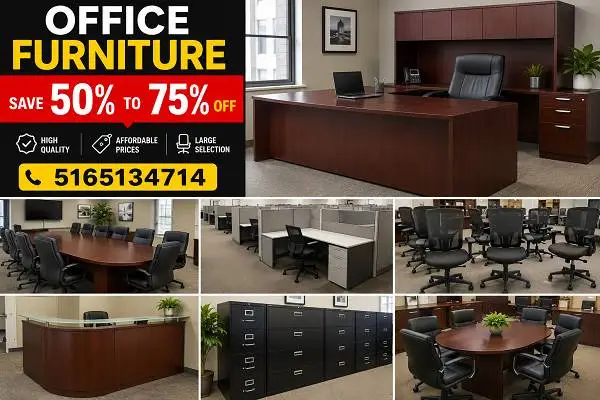 Pre-Owned Office Furniture Deals – Save Big 75% Off
