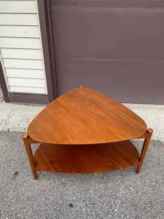 WILLIAMS SONOMA MCM TRIPOD COFFEE TABLE