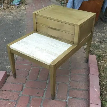 C1955 MCM American of Martinsville End Table Rare Line