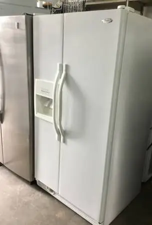 Whirlpool side by side refrigerator