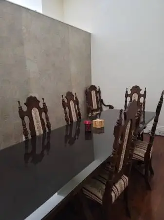 dining/conference room table and chairs