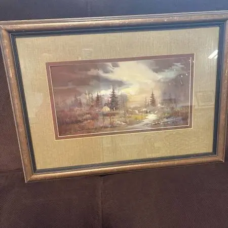 The Waterfall Original Art - 27X19.5