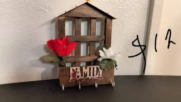 Rustic coat, hat or key holder