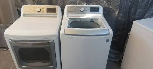 LG Top Load Washer And Gas Dryer