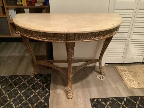 Demi-Luna Side Table