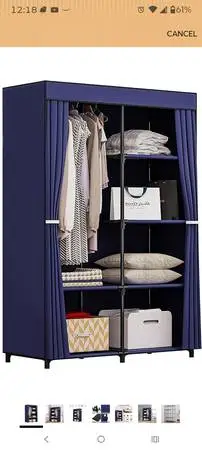 Stand up closet