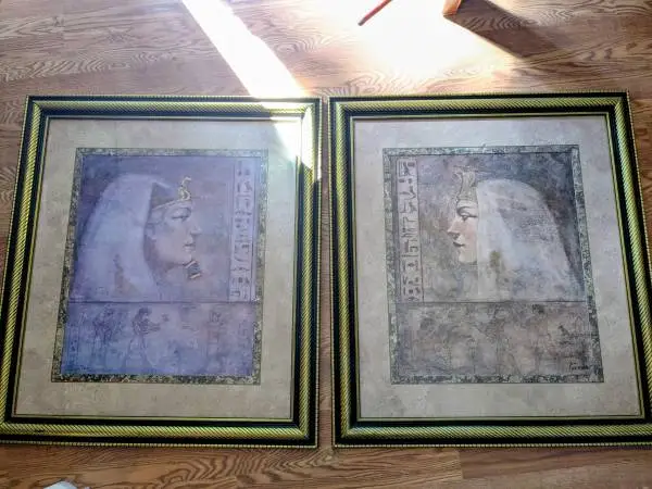 Egypt picture frames