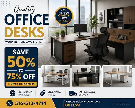 Office Furniture – Unbeatable Savings 50% to 75%