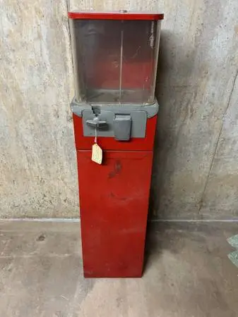 Vintage Candy Gum Ball Vending Machine Antique