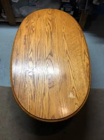 Wooden coffee table