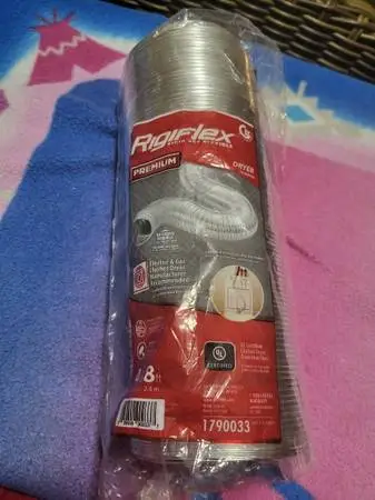 Rigiflex Clothes Dryer Vent Duct - New In Package