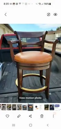 Three(3)ea. Counter height chairs