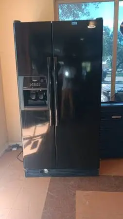 Side-By-Side Refrigerator (Black)