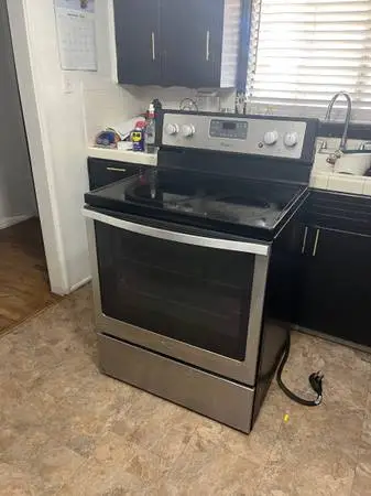 Whirlpool Electric Stove Glass Top