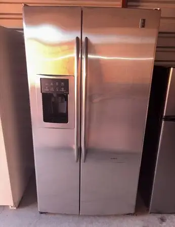 GE Stainless Steel Refrigerator And Freezer