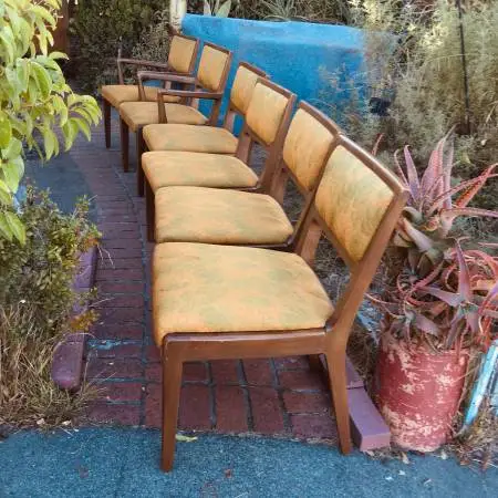 Rare set6 Drexel Edward Wormley “Perception” Dining Chairs original