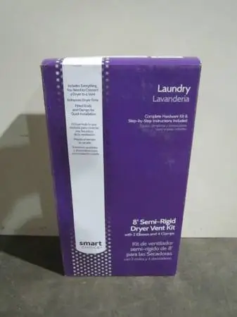 NEW! Smart Choice 8 Semi-Rigid Dryer Vent Kit (4 left, price EACH)