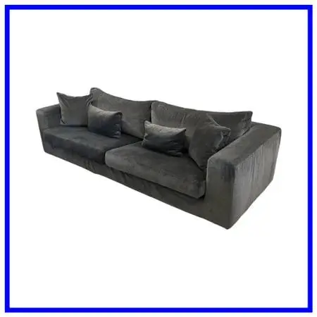Limn Italia Charcoal Gray Sofa