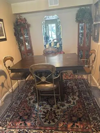 PUB TABLE & 4 BAR STOOLS