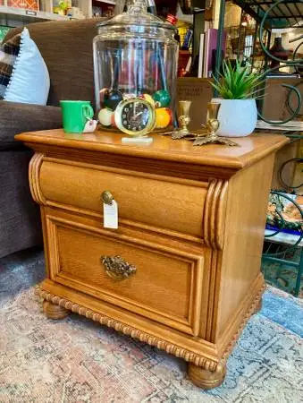 Vintage Lexington Solid Wood Nightstand