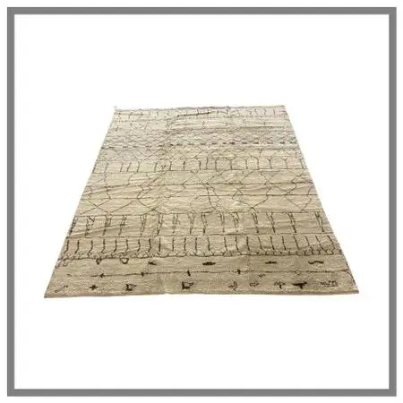 9ft X 12 Ft Moroccan/beni Ourain–style Area Rug