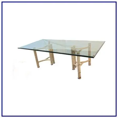 Mcguire Furniture Double Pedestal Dining Table