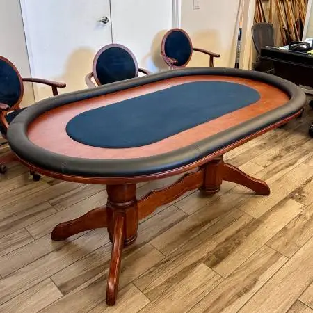 Poker Table with 8 Chairs