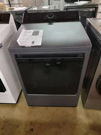 LG 7.3 Cu Ft Smart Electric Dryer with EasyLoad Door Matte Black Model DLE8400BE